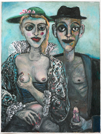 „Paar” | 2008l auf Leinwand, 80 x 60 cm